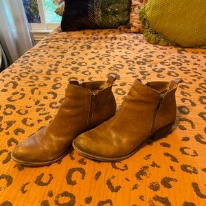 Lucky Brand Leather Ankle Booties